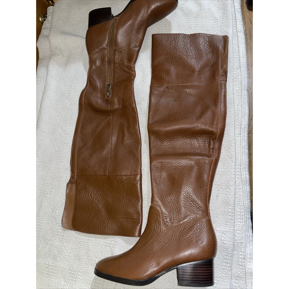 Lauren Ralph Lauren Women’s Riding Boots Size 7 B Brown Leather Outdoors Knee Hi